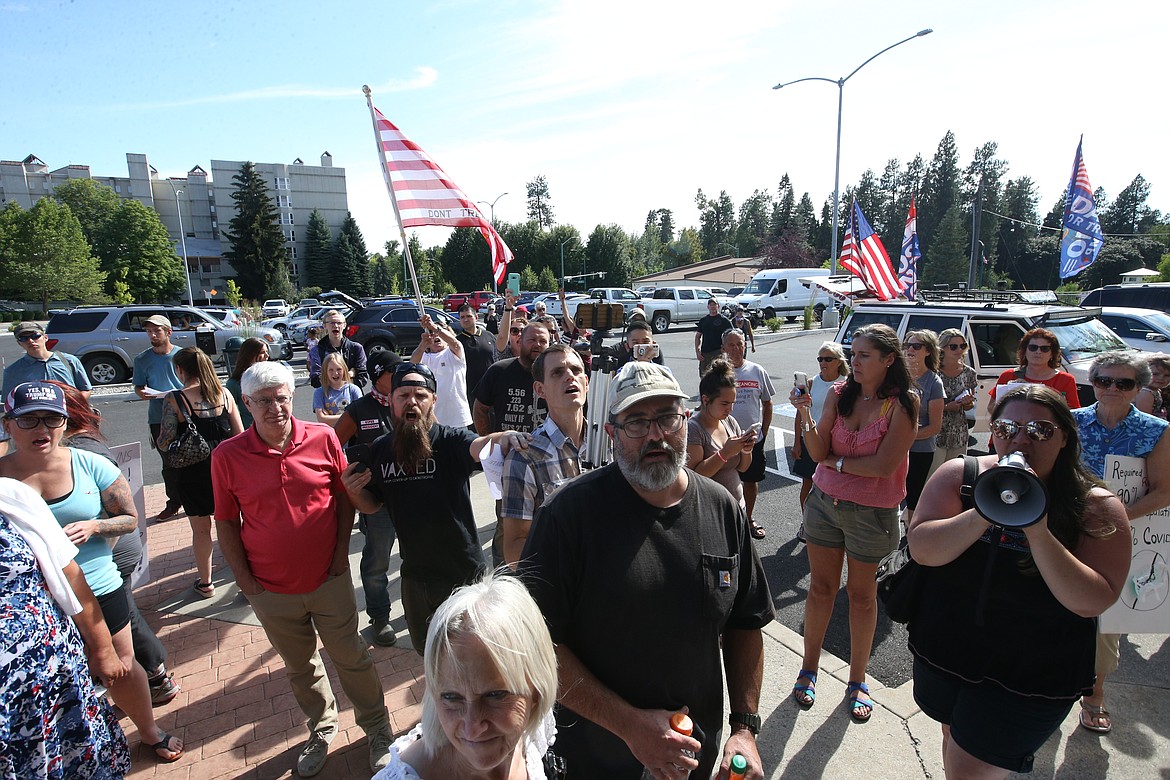 People react to the Panhandle Health District board’s decision to approve a mask mandate for Kootenai County on Thursday.