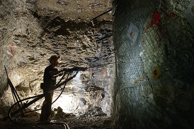 Work at the Lucky Friday mine is aimed toward full production by year’s end.