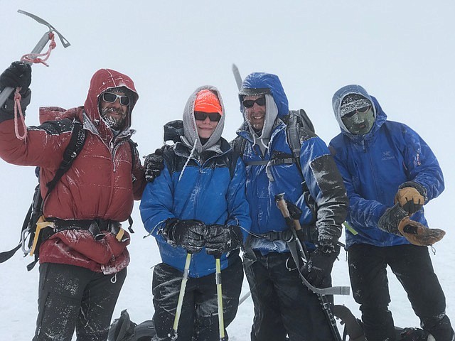 Trail Life troop led by Steve Meyer at Candlelight Church climbed 12,281 foot Mt. Adams in early July. (Courtesy photo)