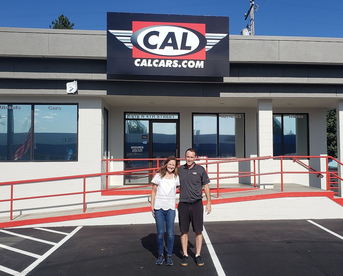 Courtesy photo 
 Rose and George Lawrence stand in front of CAL Cars at 1818 N. Fourth St.