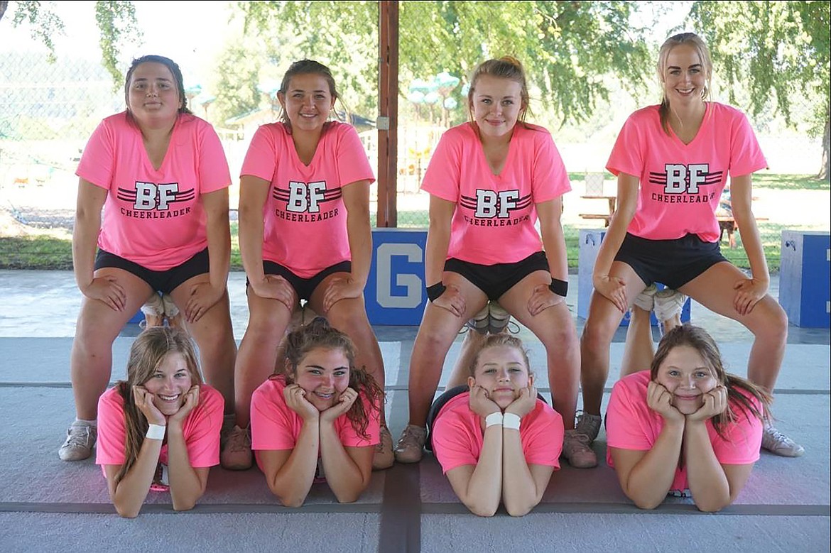 (Courtesy photo) 
 Bonners Ferry High School cheerleaders pose for a photo.