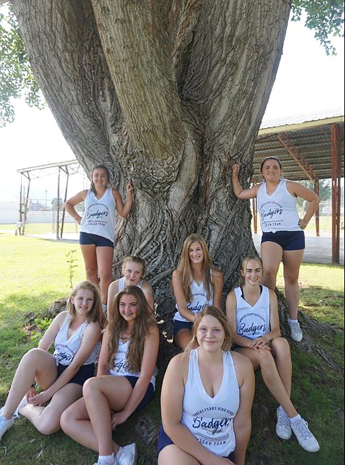 (Courtesy photo) 
 Bonners Ferry High School cheerleaders pose for a photo.