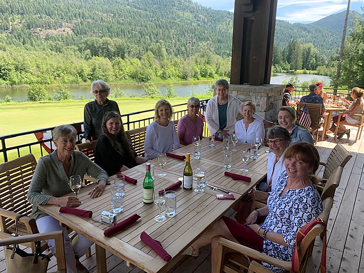 “Several of the women living on Whiskey Jack Circle area, had to try out the New Idaho Club,” writes Margo Johsnon in submitting this Best Shot. “Great view and lots of fun for all of us.”