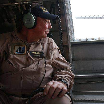 Mike Mueller is the ground operations director with the B-25 here in Coeur d’Alene and a volunteer with the Mesa CAF. He enjoys sharing pieces of history like Maid in the Shade with younger generations. Courtesy photo.