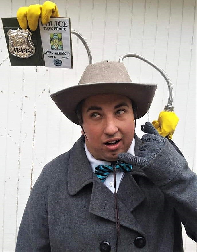 Anthony Elberling, 33, poses as Inspector Gadget in his entry for the Coeur d’Alene Library’s 2020 Coeur d’Con cosplay contest. This year’s Coeur d’Con will be held completely online Friday through Sunday.