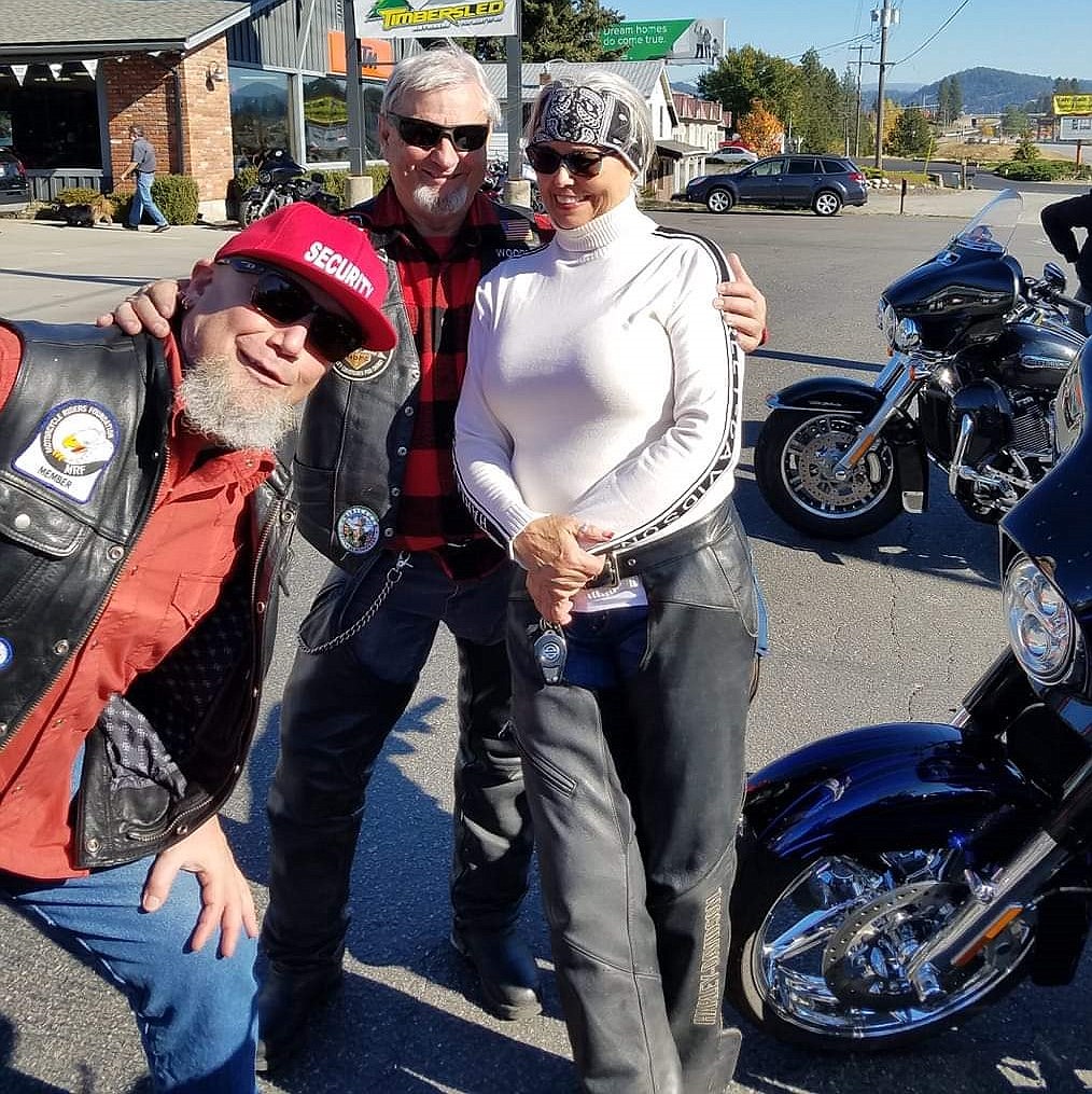 Duane Justus, Frank Emahiser and Valerie Nadalet are among the ABATE of North Idaho members planning a toy run to support Children's Village on Sept. 19. This is the sixth year for the event. Last year's ride brought in $1,500 for the child-centered nonprofit. (Courtesy photo)