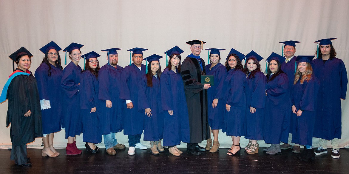About 37 students went through graduation ceremonies for the transitional program at Big Bend Community College recently.
