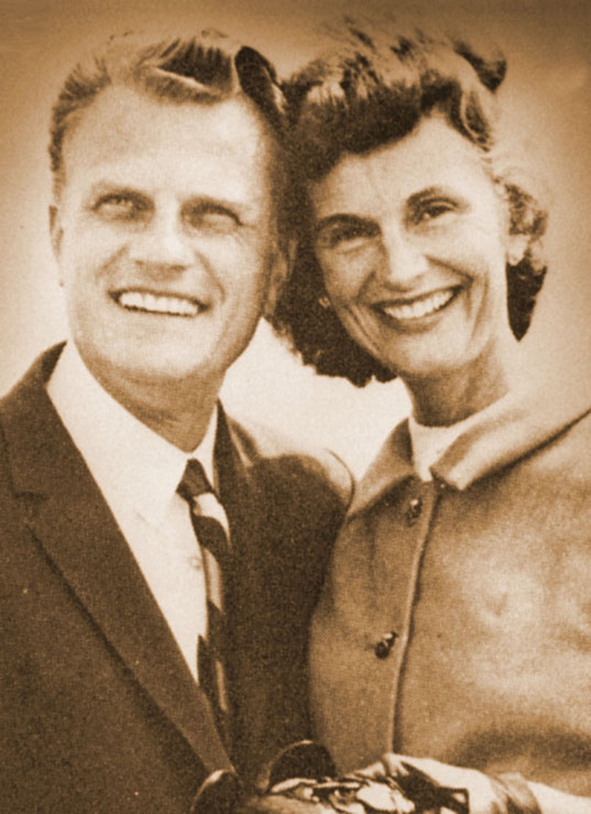 Dr. Billy and Ruth Graham in 1958. (Charlotte Observer/TNS)