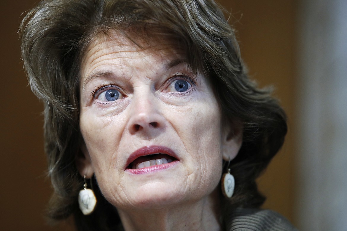 Senate Committee on Energy and Natural Resources Chair Sen. Lisa Murkowski, R-Alaska, speaks during a committee hearing with testimony from Interior Secretary Ryan Zinke on the President&#146;s Budget Request for Fiscal Year 2019, Tuesday, March 13, 2018, on Capitol Hill in Washington. (AP Photo/Jacquelyn Martin)