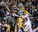 No. 10 Washington holds off rally, beats Arizona State 27-20