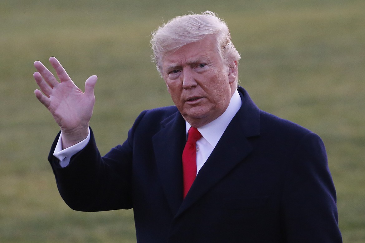 President Donald Trump leaves the White House for a campaign trip to Battle Creek, Mich., Wednesday, Dec. 18, 2019 in Washington. President Donald Trump is on the cusp of being impeached by the House, with a historic debate set Wednesday on charges that he abused his power and obstructed Congress ahead of votes that will leave a defining mark on his tenure at the White House.(AP Photo/Steve Helber)