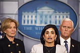 Virus news fuels return of forlorn White House briefing room