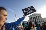 Supreme Court divided in 1st big abortion case of Trump era