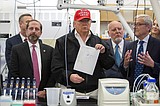 Trump's CDC visit turns into scattershot defense on virus