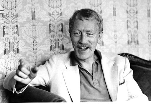 FILE  - In this Oct. 2, 1982 file photo, Swedish-born actor Max Von Sydow poses in Los Angeles. Max von Sydow, the self-described &#147;shy boy&#148;-turned-actor who played the priest in the horror classic &#147;The Exorcist,&#148; has died, it was reported on Monday, March 9, 2020. He was 90. He was known to art house audiences through his work with Swedish director Ingmar Bergman. But it was his role as the devil-evicting priest in William Friedkin's controversial 1973 film &quot;The Exorcist&quot; that brought him to international attention.   (AP Photo/Wally Fong, File)