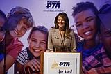 First lady urges PTA to teach positive behavior to children