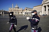 Virus lockdown hits Vatican as pope livestreams audience