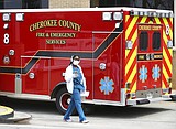 First virus death in Georgia; Atlanta-area schools closing