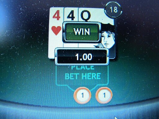 This Nov. 29, 2013 photo shows a winning bet on a game of Internet blackjack in Atlantic City N.J. On Tuesday, March 17, 2020, many internet gambling providers said they've noticed a significant increase in business in the past week as many land-based casinos shut down due to the coronavirus. (AP Photo/Wayne Parry)