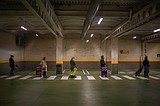 AP PHOTOS: Virus redefines respecting personal space