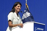Nikki Haley resigns from Boeing board over airlines bailout