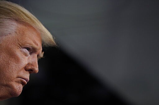 President Donald Trump speaks during a press briefing with the coronavirus task force, at the White House, Wednesday, March 18, 2020, in Washington. (AP Photo/Evan Vucci)