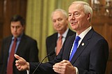 Governor says Arkansas faces $353M shortfall due to virus