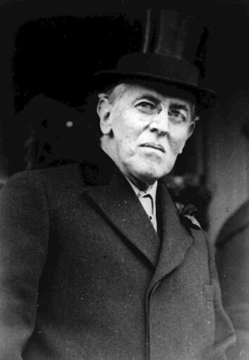 FILE - This 1924 file photo shows Woodrow Wilson. Wilson was more focused on the end of World War I than a flu virus that was making its way around the globe, ultimately sickening hundreds of thousands of Americans, including him. (AP Photo, File)