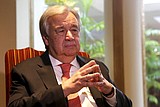 UN chief urges G20 to adopt `war-time' plan with trillions