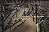 AP Photos: India's vast railway system closes to passengers