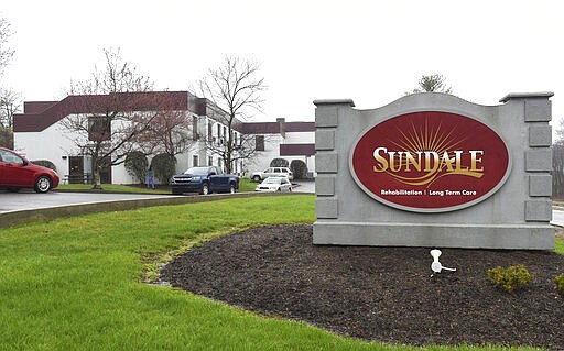 Carl Shrader, medical director for the Sundale nursing home in Morgantown, said 16 residents and four staffers have tested have tested positive for the coronavirus in Morgantown, W.Va., Wednesday March 25, 2020. The nursing home with at least 20 coronavirus cases has become &quot;ground zero&quot; for the state's growing virus caseload. (Ron Rittenhouse/Dominion Post via AP)