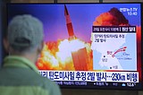 North Korea test fires missiles amid worries about outbreak