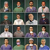 AP PHOTOS: Italy's front-line medical heroes, in portraits