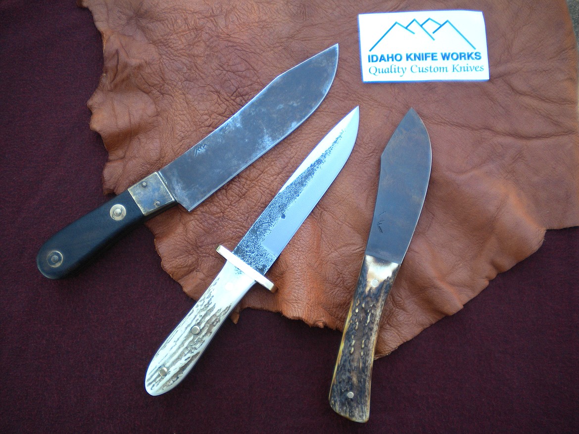 Photo courtesy of Idaho Knife Works

Five knives, hand-built by Idaho Knife Works, were used in the movie, &quot;The Revenant.&quot; From left to right: The Hudson Bay knife, San Francisco Bowie and Nessmuk knife. Tom Hardy used the Hudson Bay knife in &quot;The Revenant,&quot; while Leonardo DiCaprio is seen with the San Francisco Bowie.