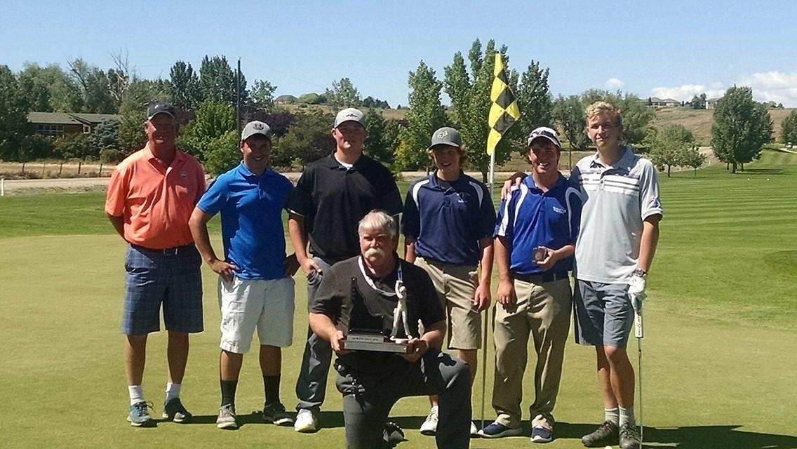 Courtesy photo
 L to R: Coach Ralph Lotspeich, Chris English, Mitchell Kramer, Drew Foster, Phil Pollacia, Kevin Shea and in front David Koon asst coach.