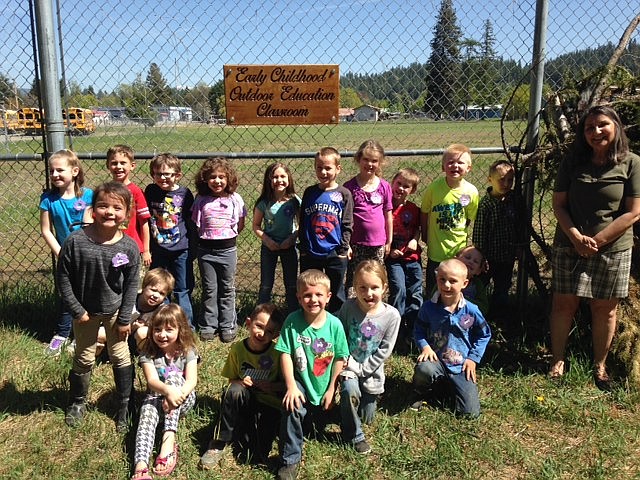 Courtesy photo
Mrs. Stagliano has done a great job creating an Outdoor Education center for her kindergarten students this year and the students have truly enjoyed it!