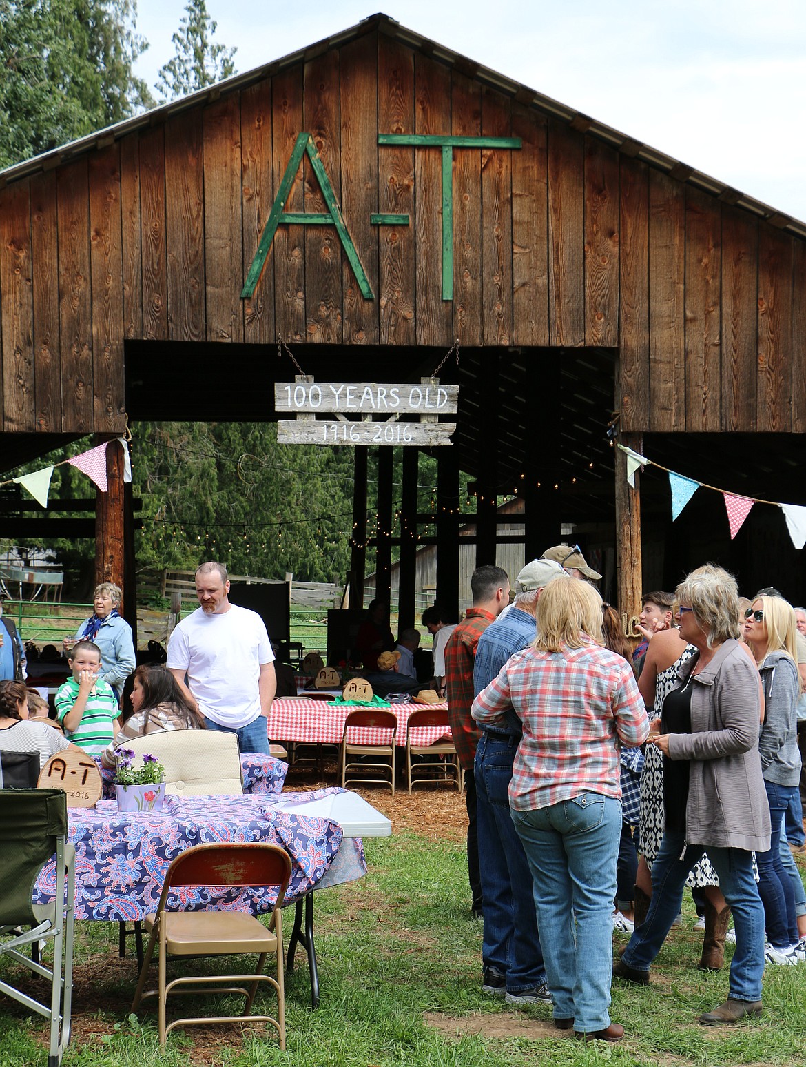 -- Photo by LYNNE HALEY

A-T (A bar T) Ranch, near Gold Creek, has been operated by the Alberson family for 100 years.