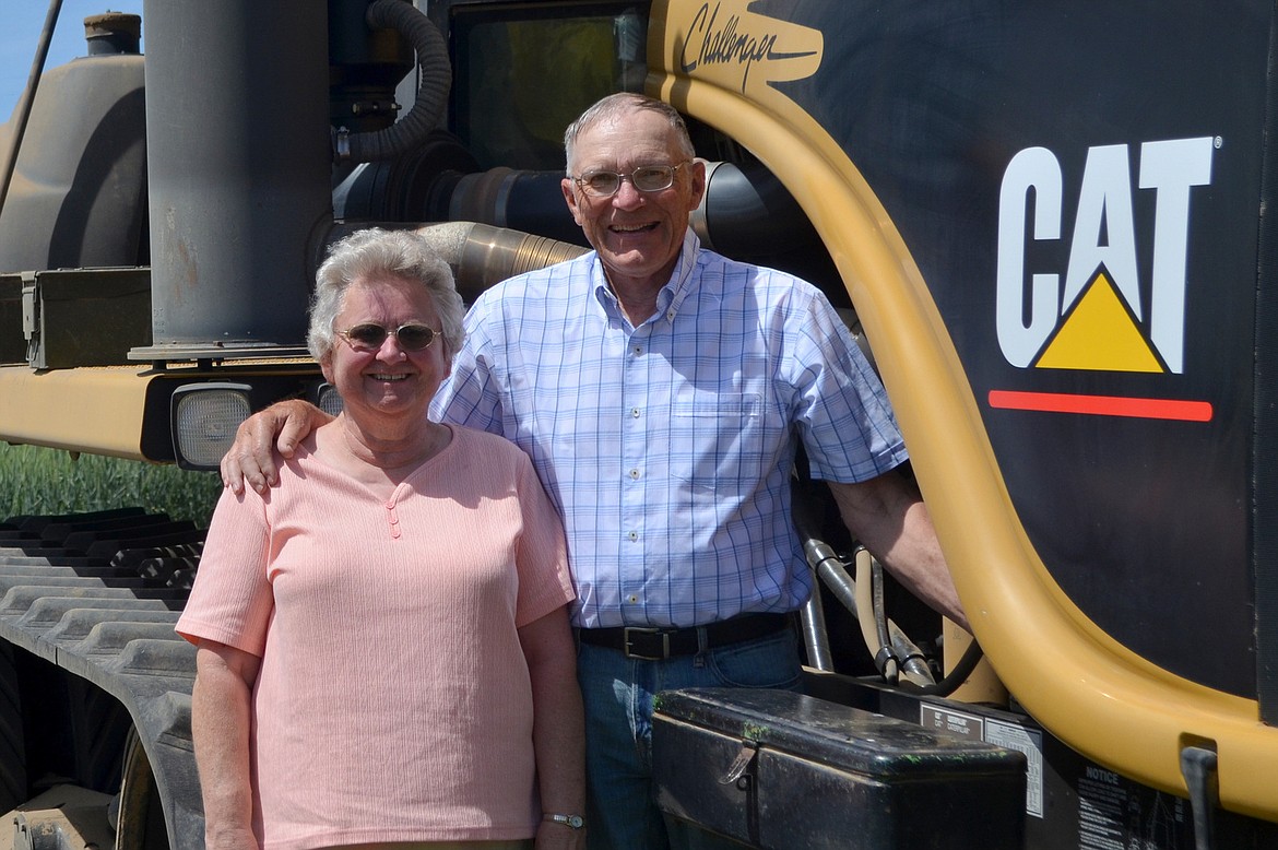 Duane and Billie Jean (Maas) Widman of Rosalia will celebrate 50 years of marriage on June 25.  They were married in the United Methodist Church in Bonners Ferry, Idaho, on June 25, 1966.  They have lived on the family farm outside of Rosalia since that time, where they raised their two children, Amy and Mark (who passed away in 2001).  
They plan to celebrate their special occasion with their daughter Amy and her husband Clay Gehring, and their two grandsons, Anthony and Riley.