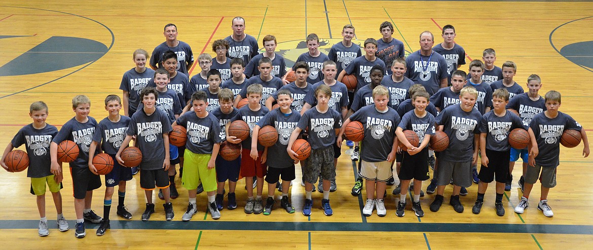 Couresty photo
Members of the Badger Youth Basketball Camp-boys p.m. See pg. B-2 for more team photos.