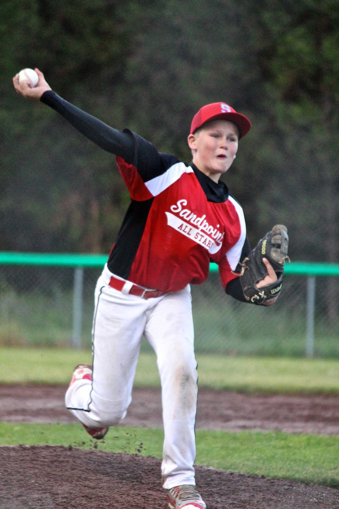 &#151;Courtesy photo
Colin Roos threw four strong innings to help lead the Majors to a 5-4 win over rival Lakeland.