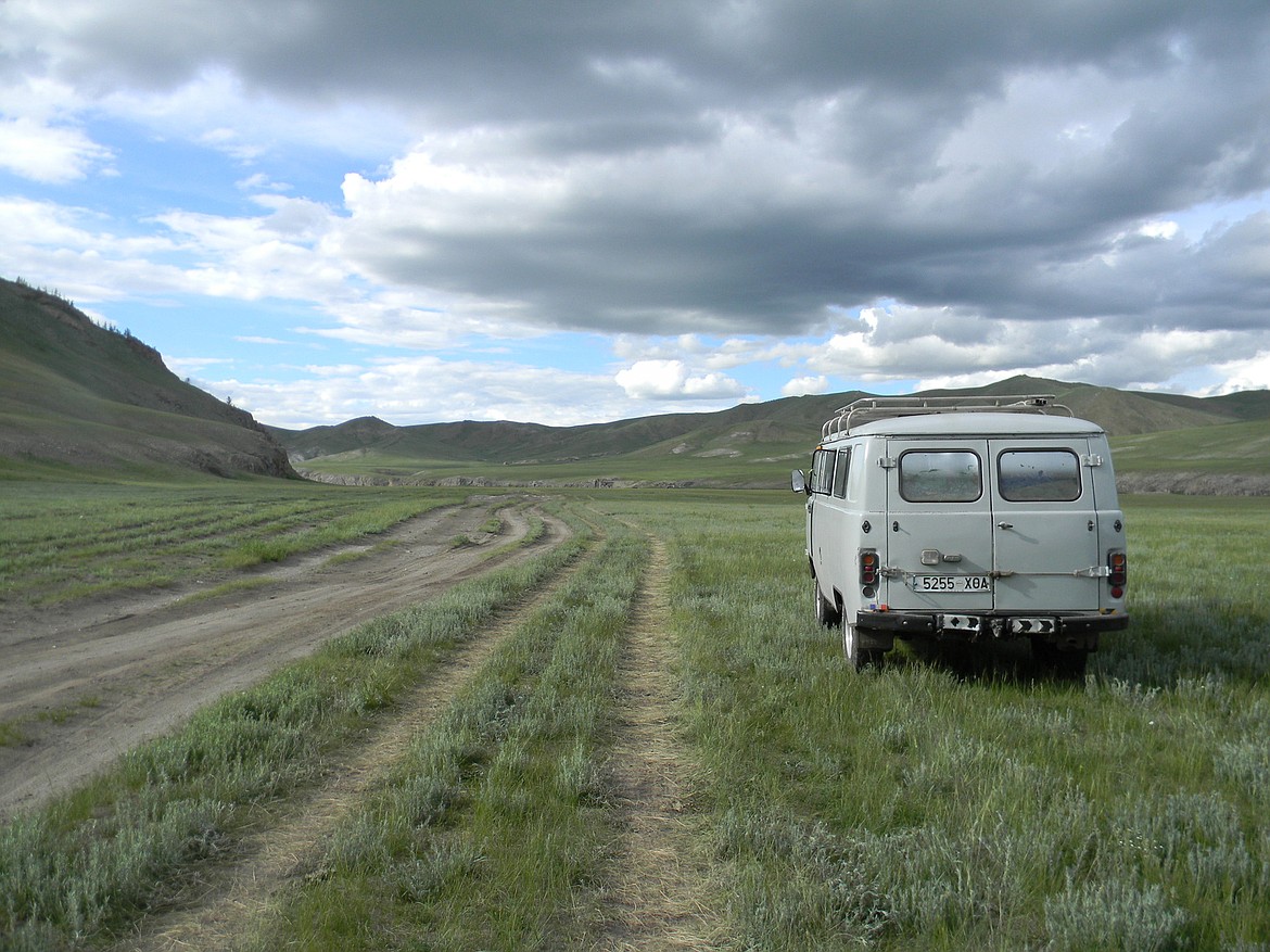 A typical Mongolian &quot;road.&quot;