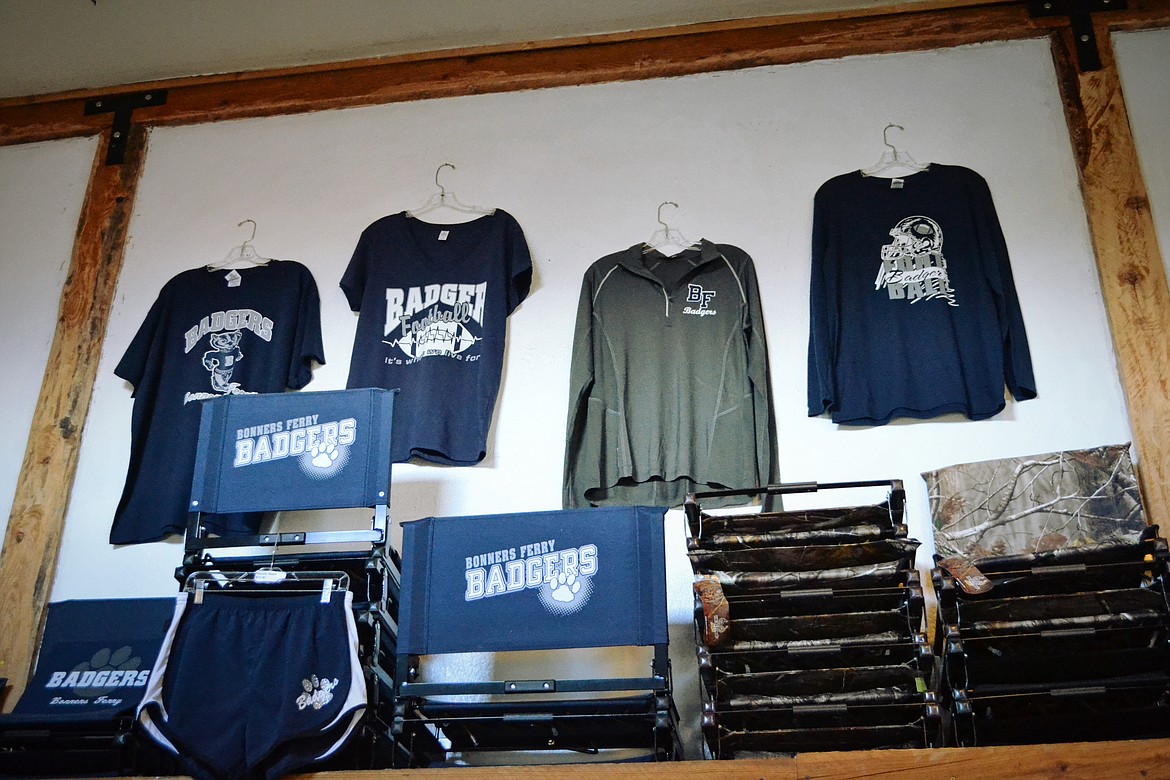 -- Photo by SARAH JENKINS

Badger gear available as well at Vinyl Expressions to help cheer on the home team.