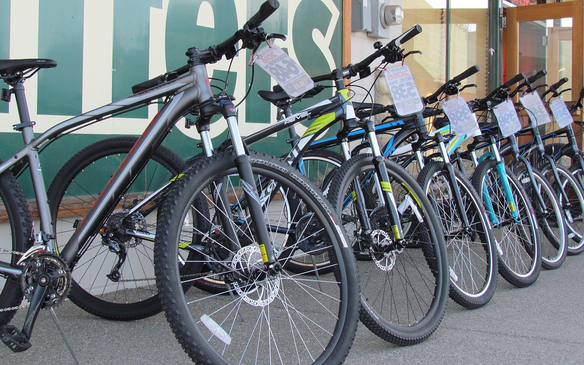 &#151; Photo by LYNNE HALEY

The new Boundary Trails Committee plans to make the area more cycle and pedestrian-friendly. Far-North Outfitters will be prepared with a selection of mountain bikes.