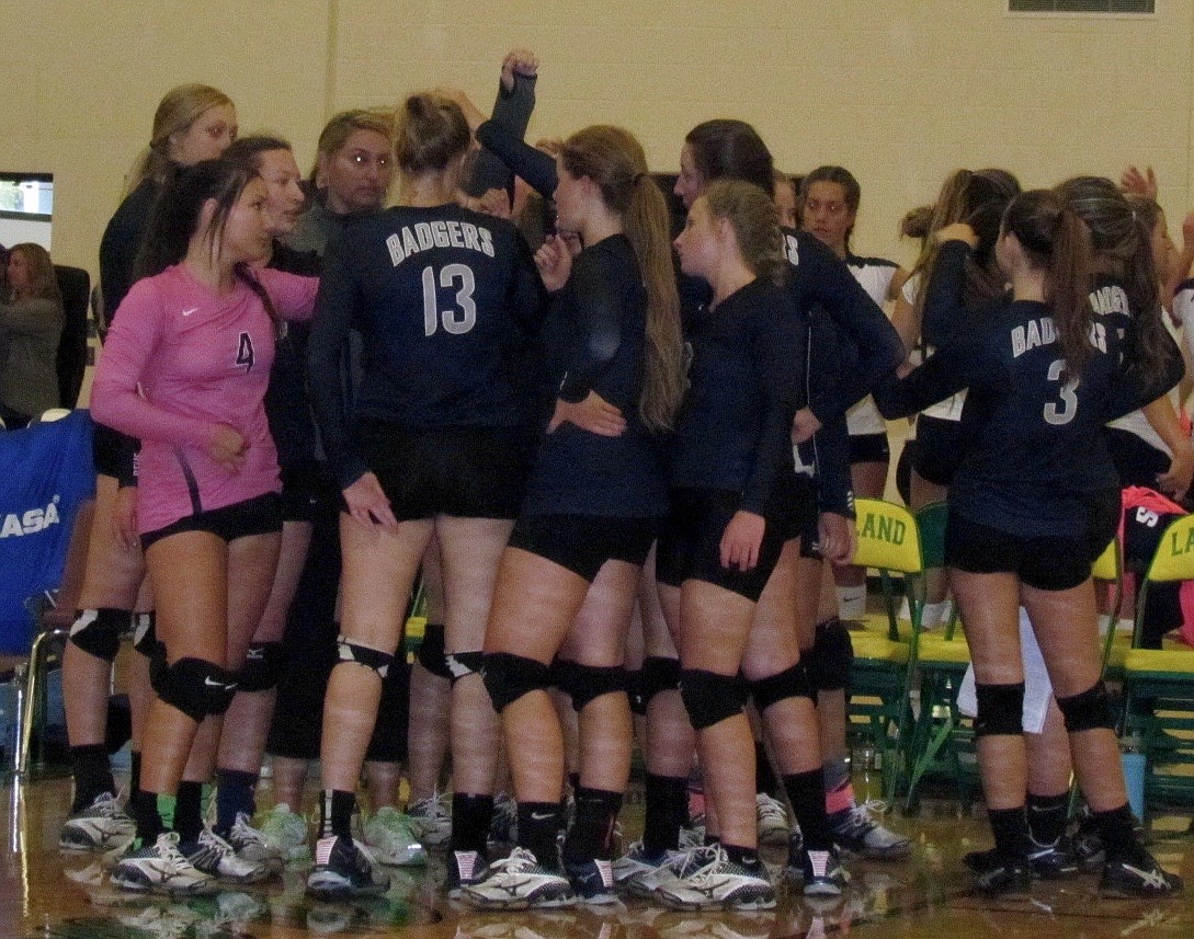 &#151;Courtesy photo
Bonners Ferry High School volleyball players compete at Saturday&#146;s invitational meet at Lakeland High School.