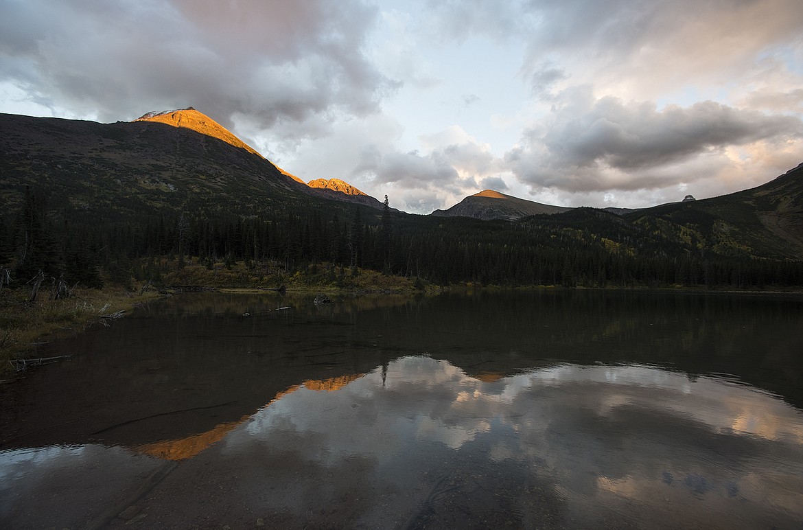 Sunset at Morningstar Lake.