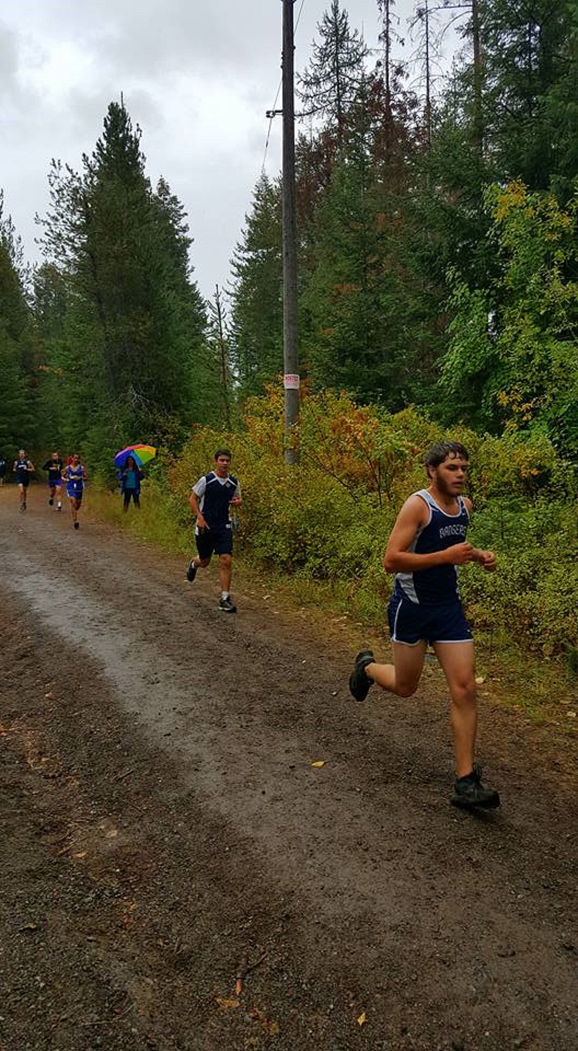 &#151;Courtesy photo
Badger cross country members during their meet at Hayden Canyon CDA.