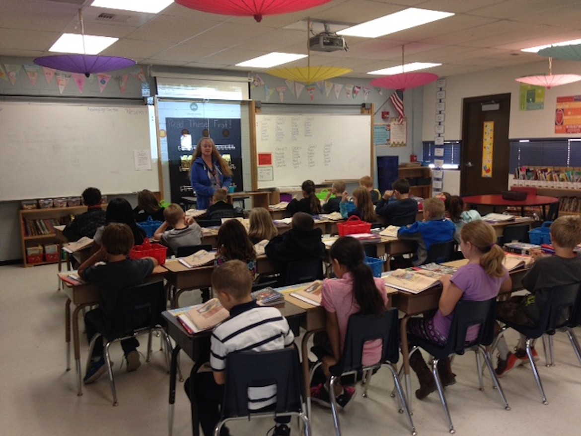 &#151;Photo courtesy NATHAN WILLIAMS
Mrs. Kuhlman&#146;s class is doing a great job at listening and following directions this year.