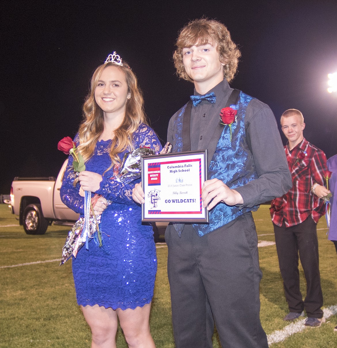 Josie Hinzman and Billy Barrett were junior princess and prince.