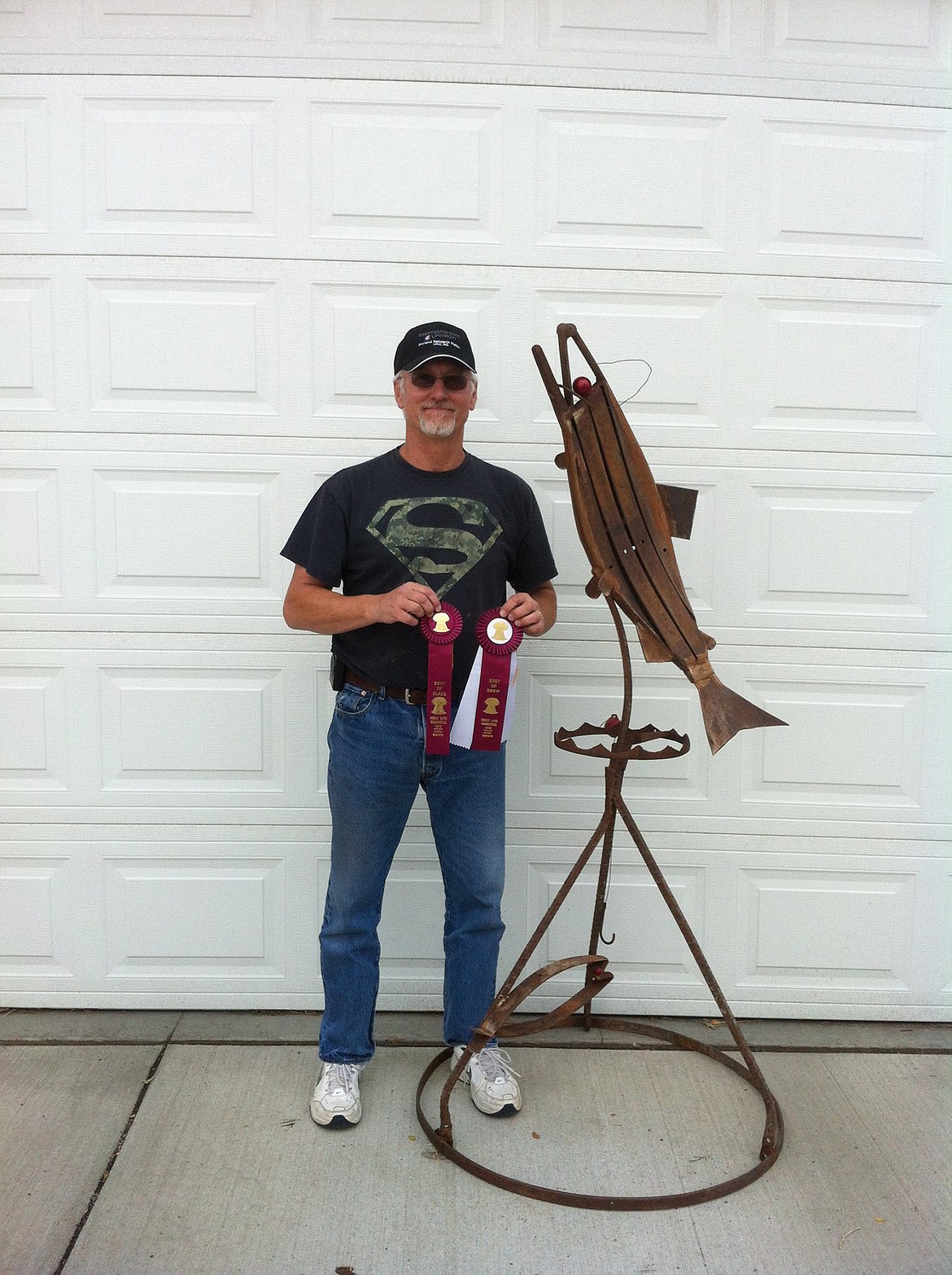 Ted Escobar/The Sun Tribune - This salmon took Best of Show honors at a Ritzville festival.