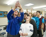 Students look to give back to city, they tell Juneau during visit
